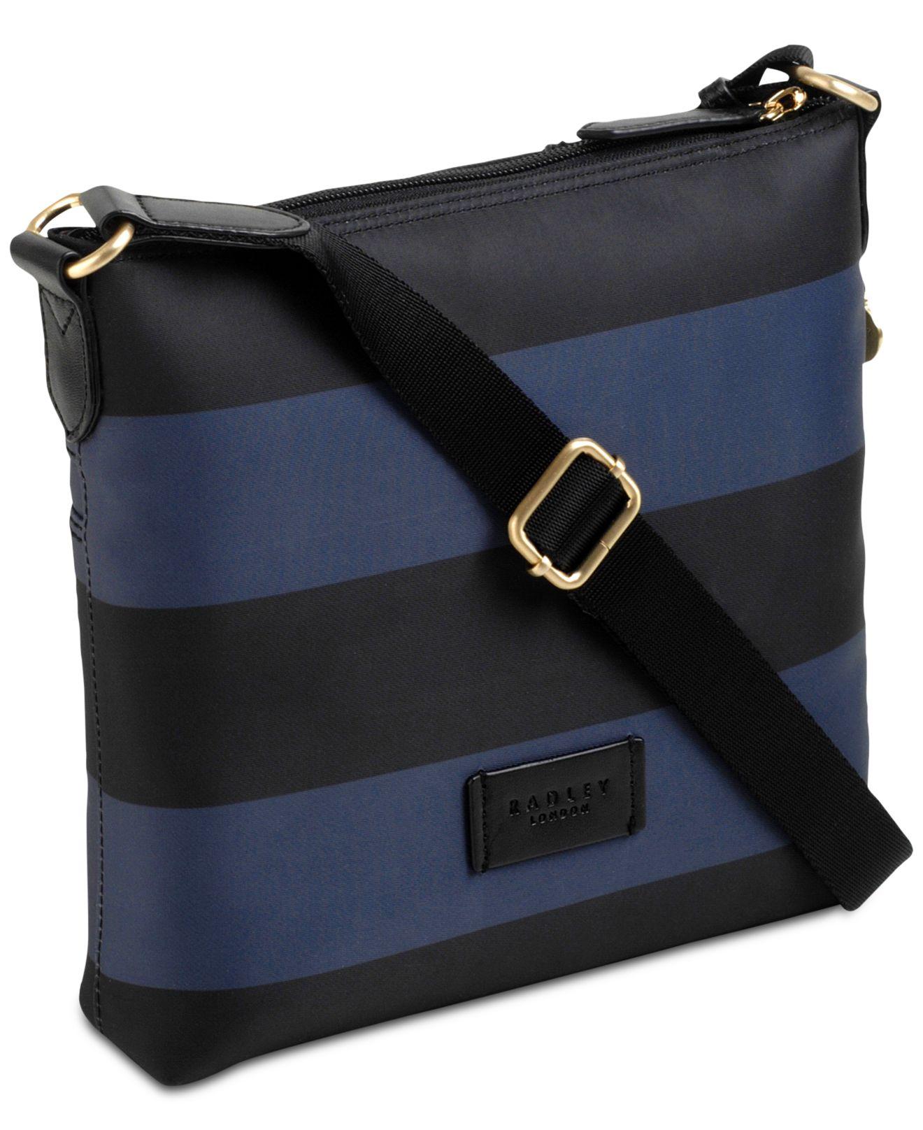 radley cross body bag navy