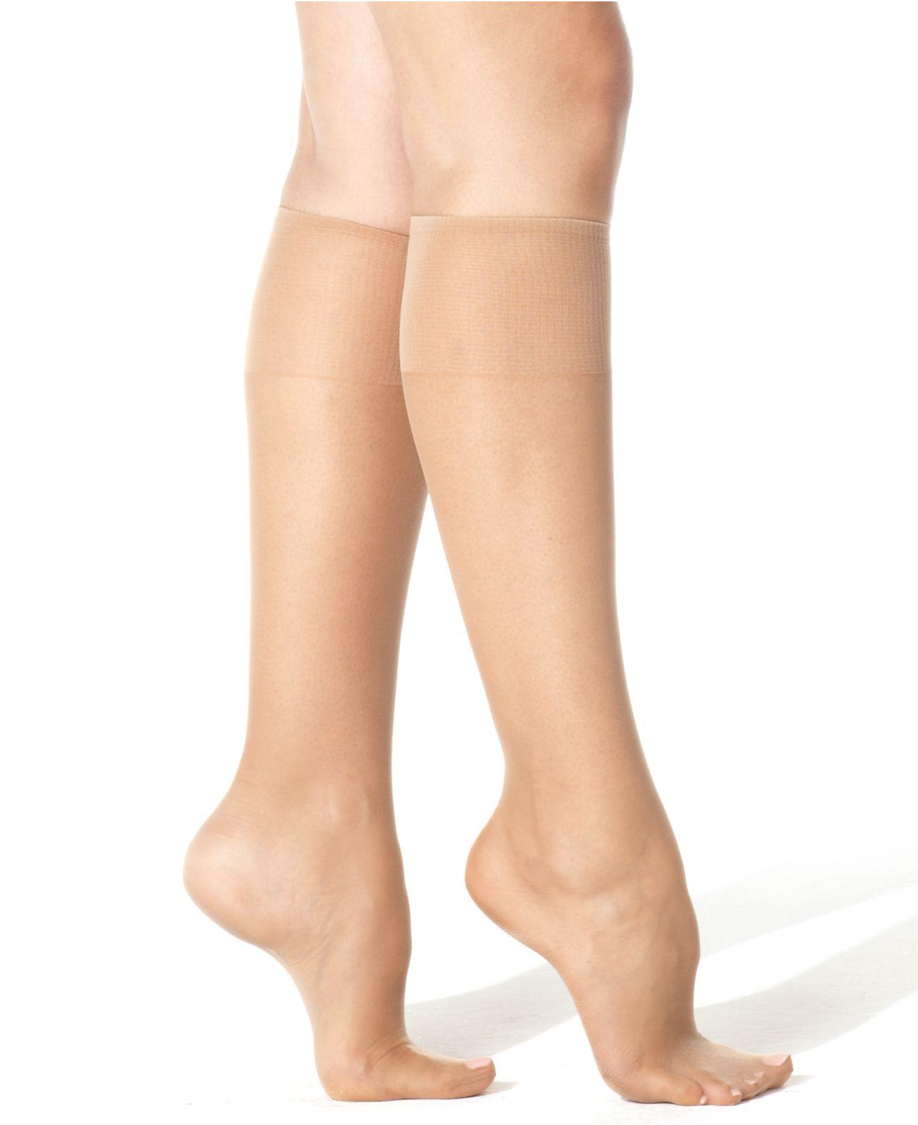 hanes silk reflections plus size