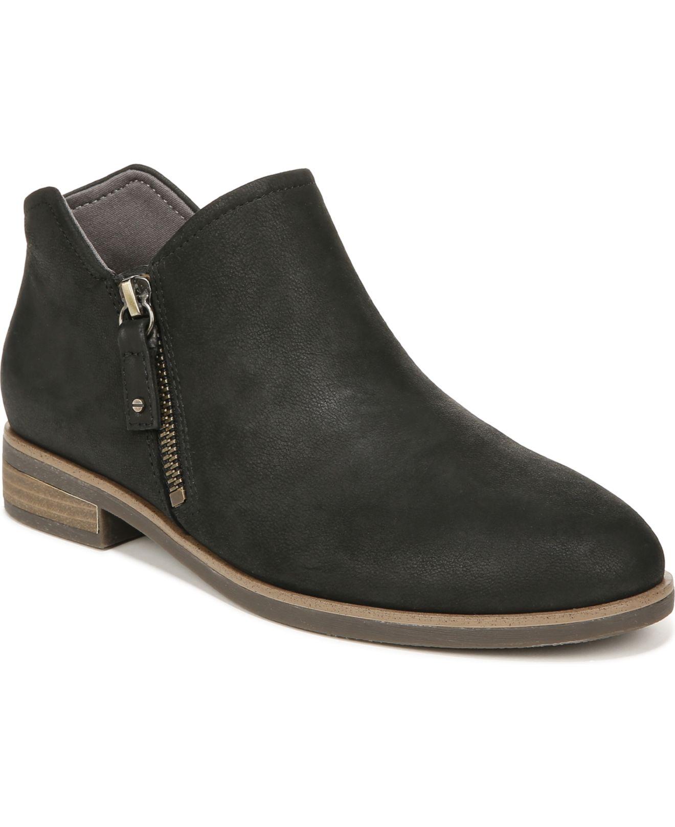 Dr. Scholls Avenue Zip Booties in Black Lyst