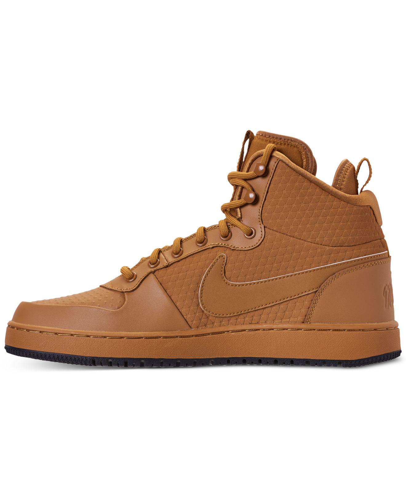 Nike Rubber Ebernon Mid Winter (wheat/wheat/black) Shoes in Brown for ...