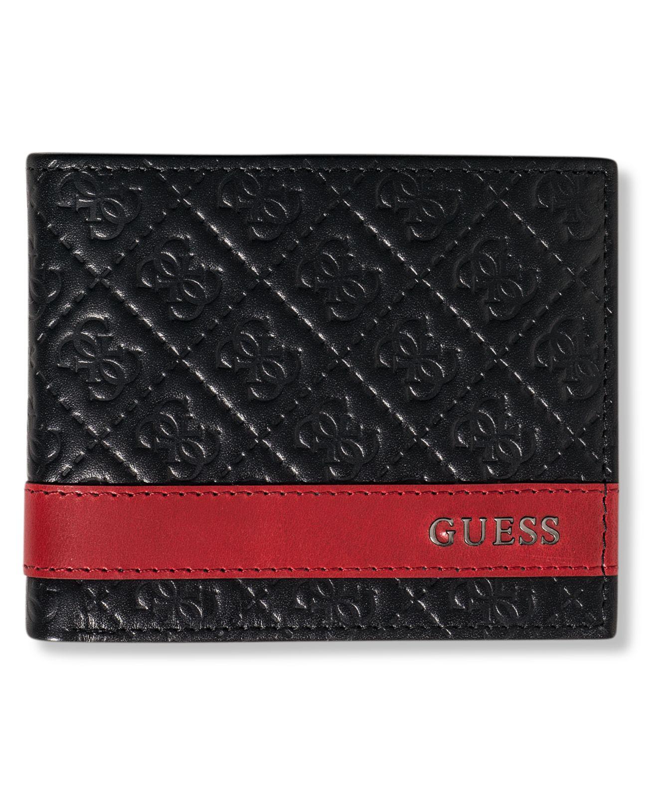 black guess wallet