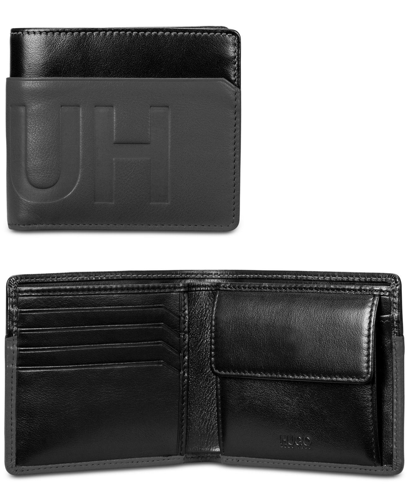 hugo boss mens wallet with coin pocket