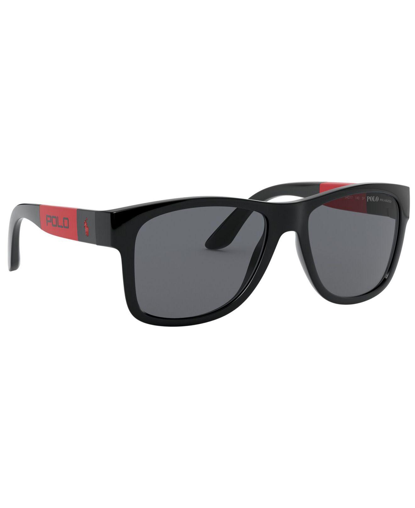 Polo Ralph Lauren Polarized Sunglasses, Ph4162 54 in Black for Men - Lyst