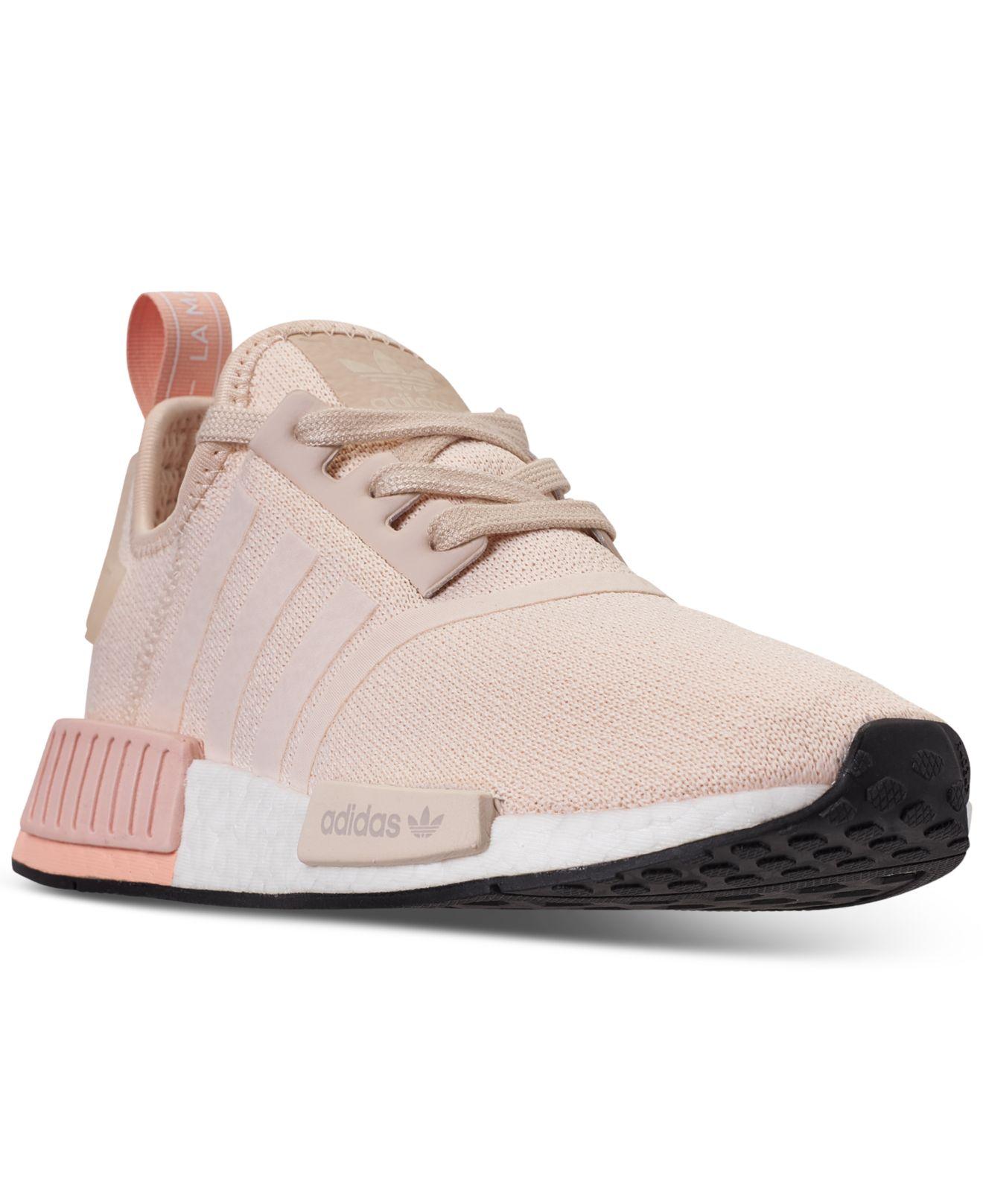 adidas Synthetic Nmd R1 Casual Sneakers From Finish Line in Pink | Lyst