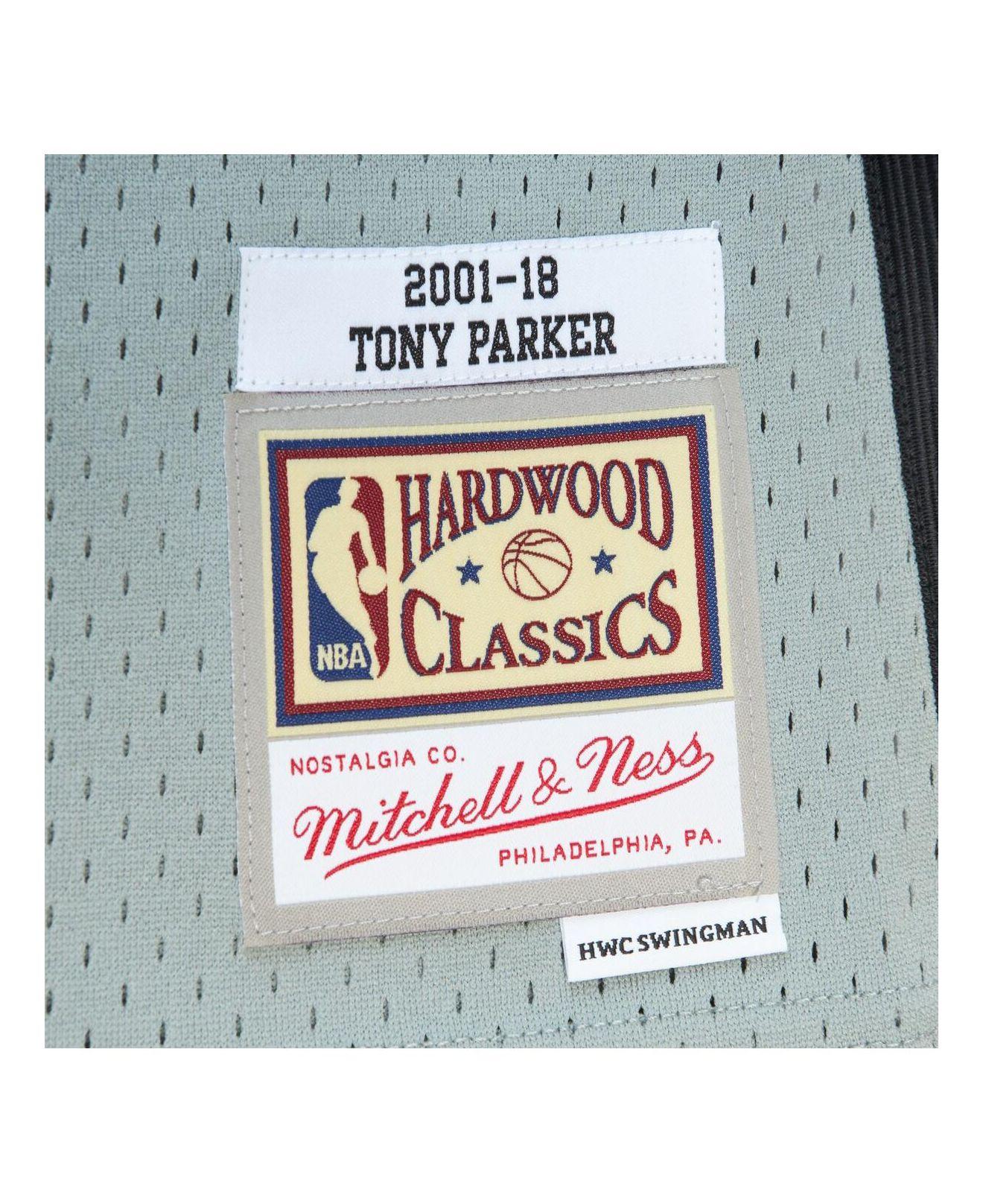 Tony Parker San Antonio Spurs Mitchell & Ness Hardwood Classics