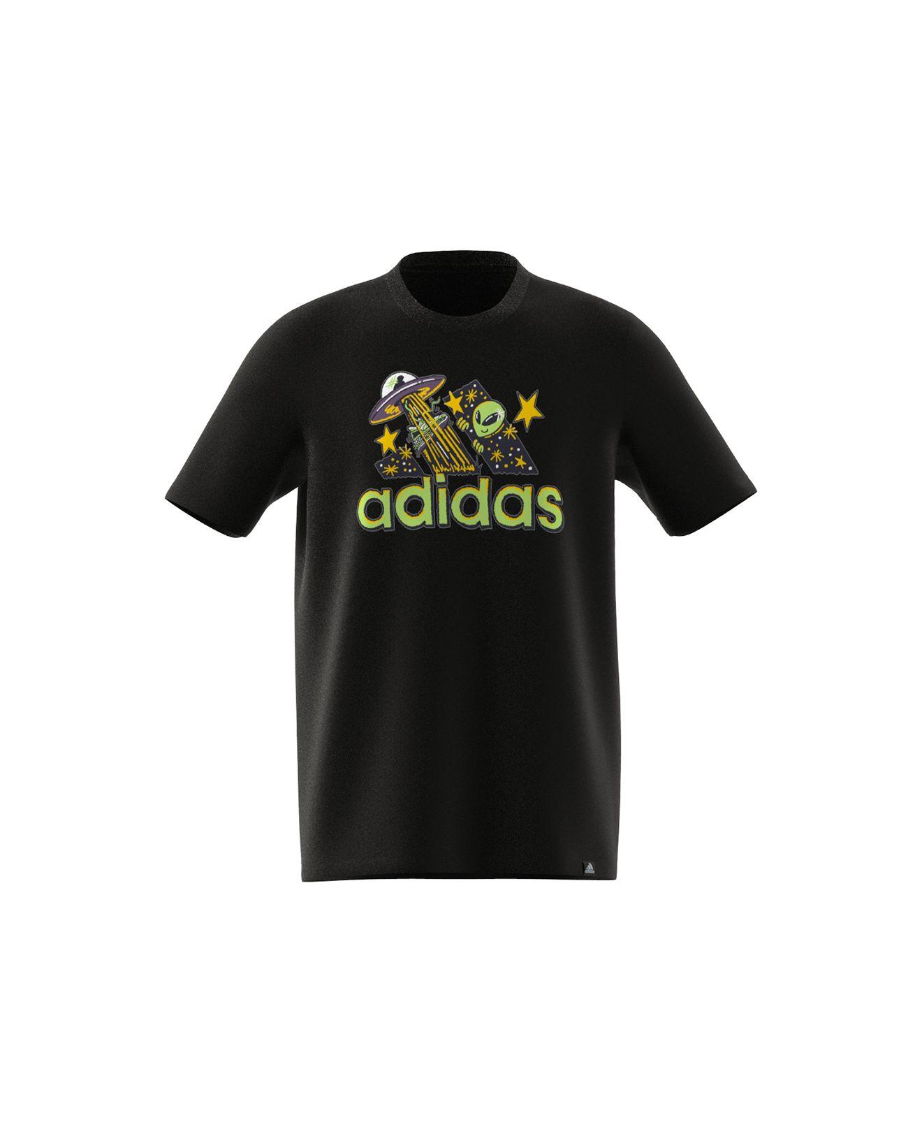 adidas Dream Doodle Regular-fit Logo Graphic T-shirt, Regular & Big & Tall  in Black for Men | Lyst
