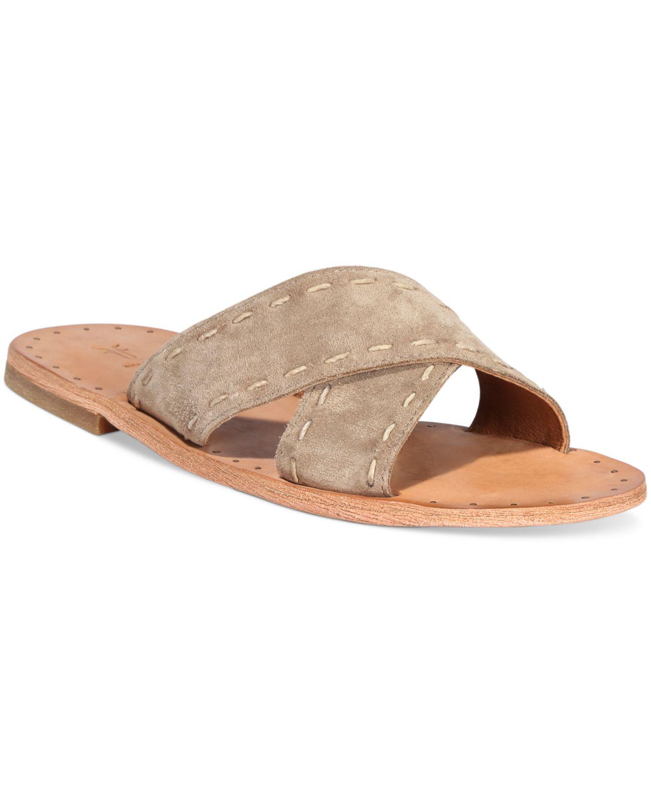 frye slide sandals