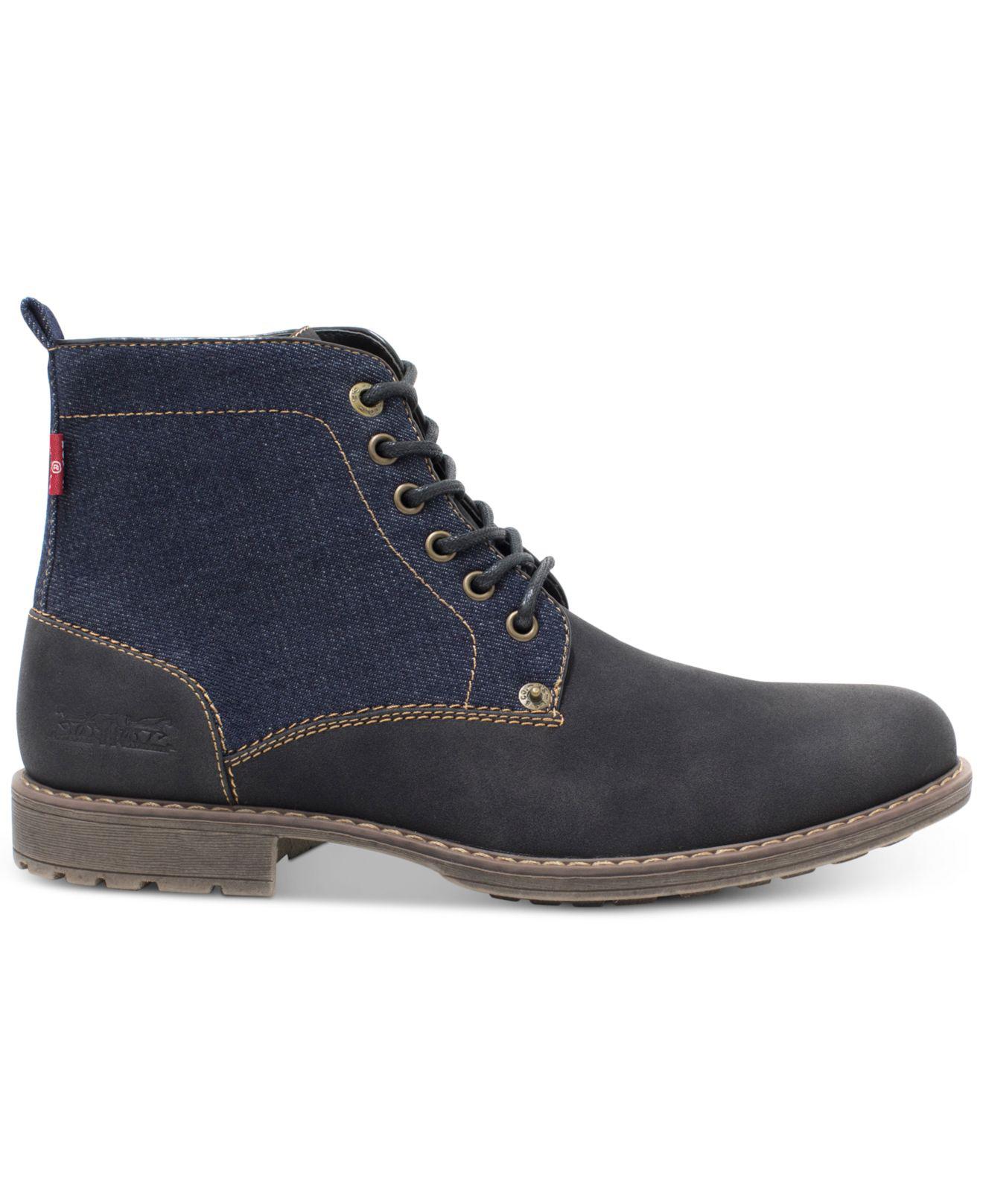 levis blue jean shoes