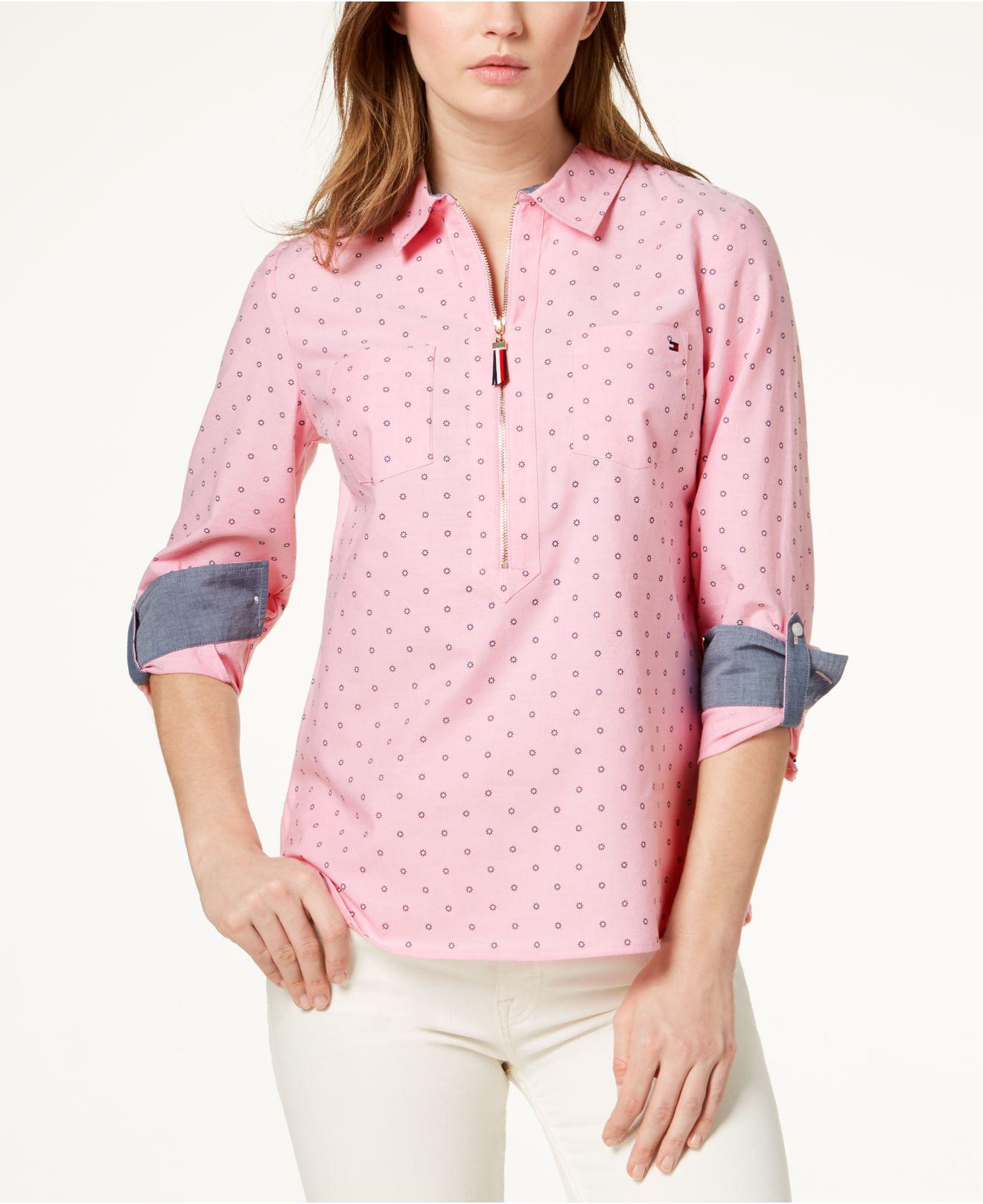 tommy hilfiger half shirts