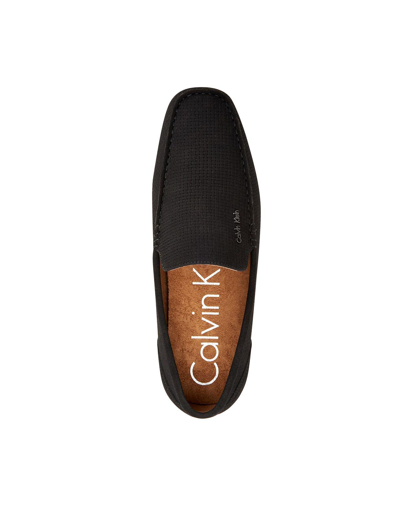 calvin klein men's manny nubuck drivers
