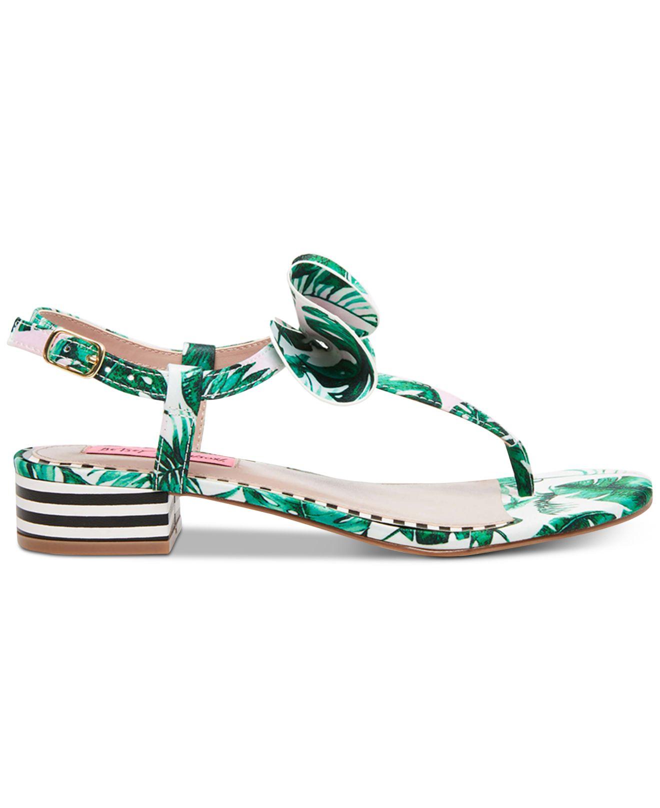 betsey johnson austen flat sandals