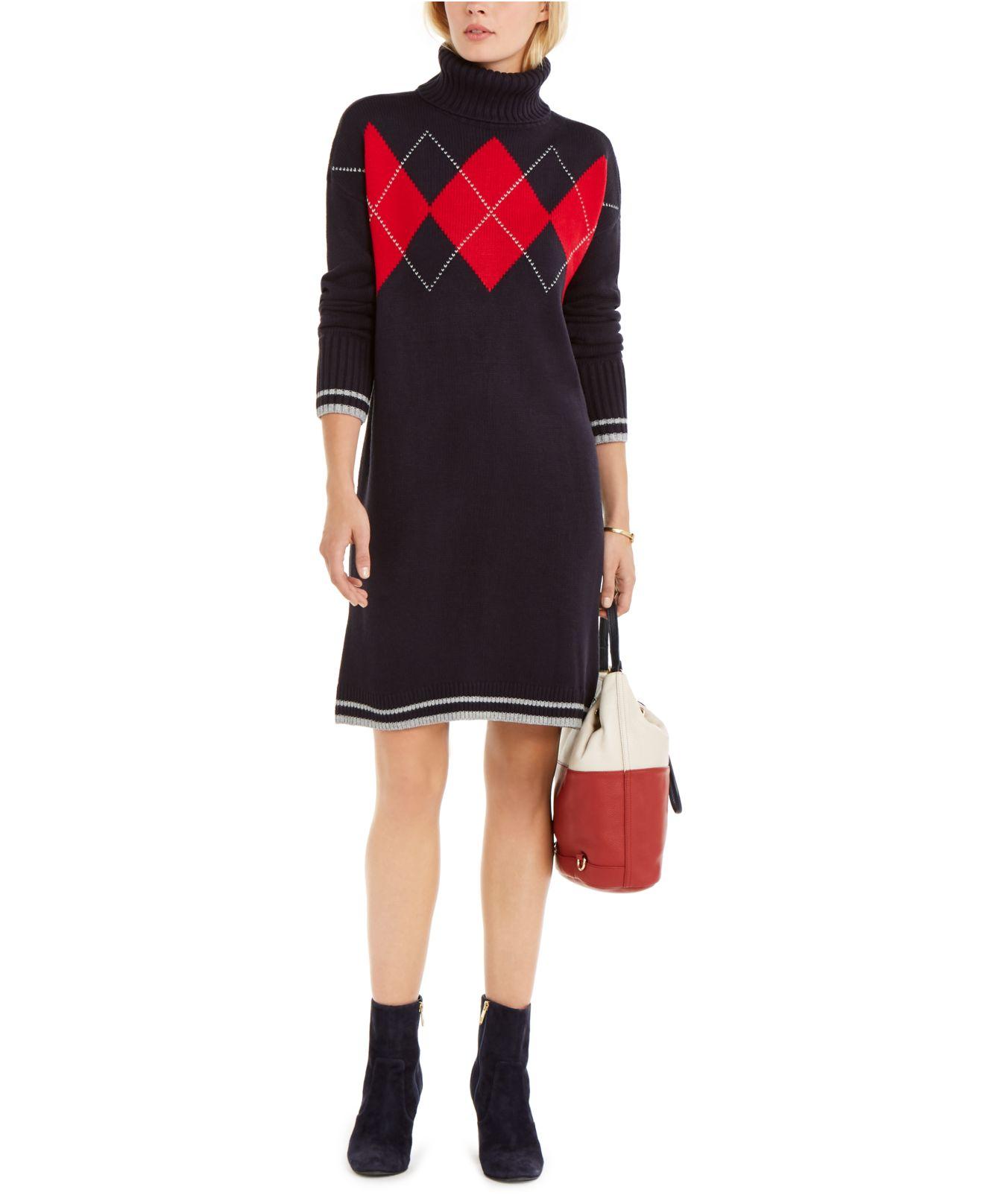 macy's tommy hilfiger sweater dress