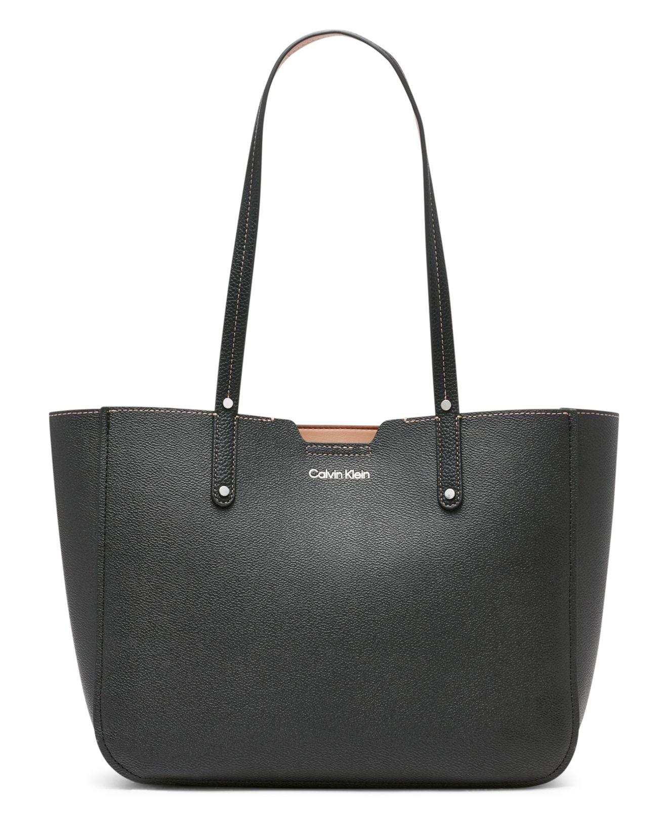 Calvin Klein Dilan Tote Bag in Black | Lyst