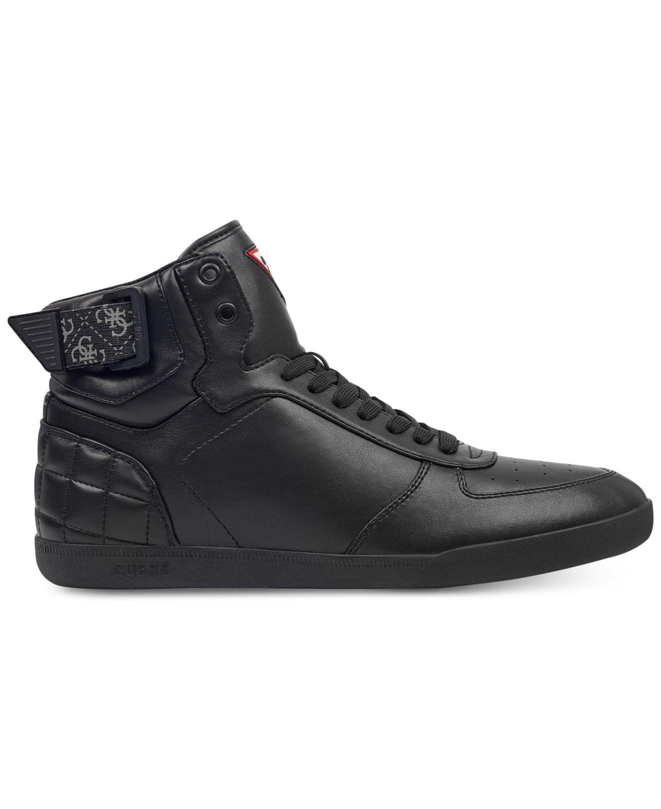 Guess Fitz High-top Sneakers in Black for Men - Lyst