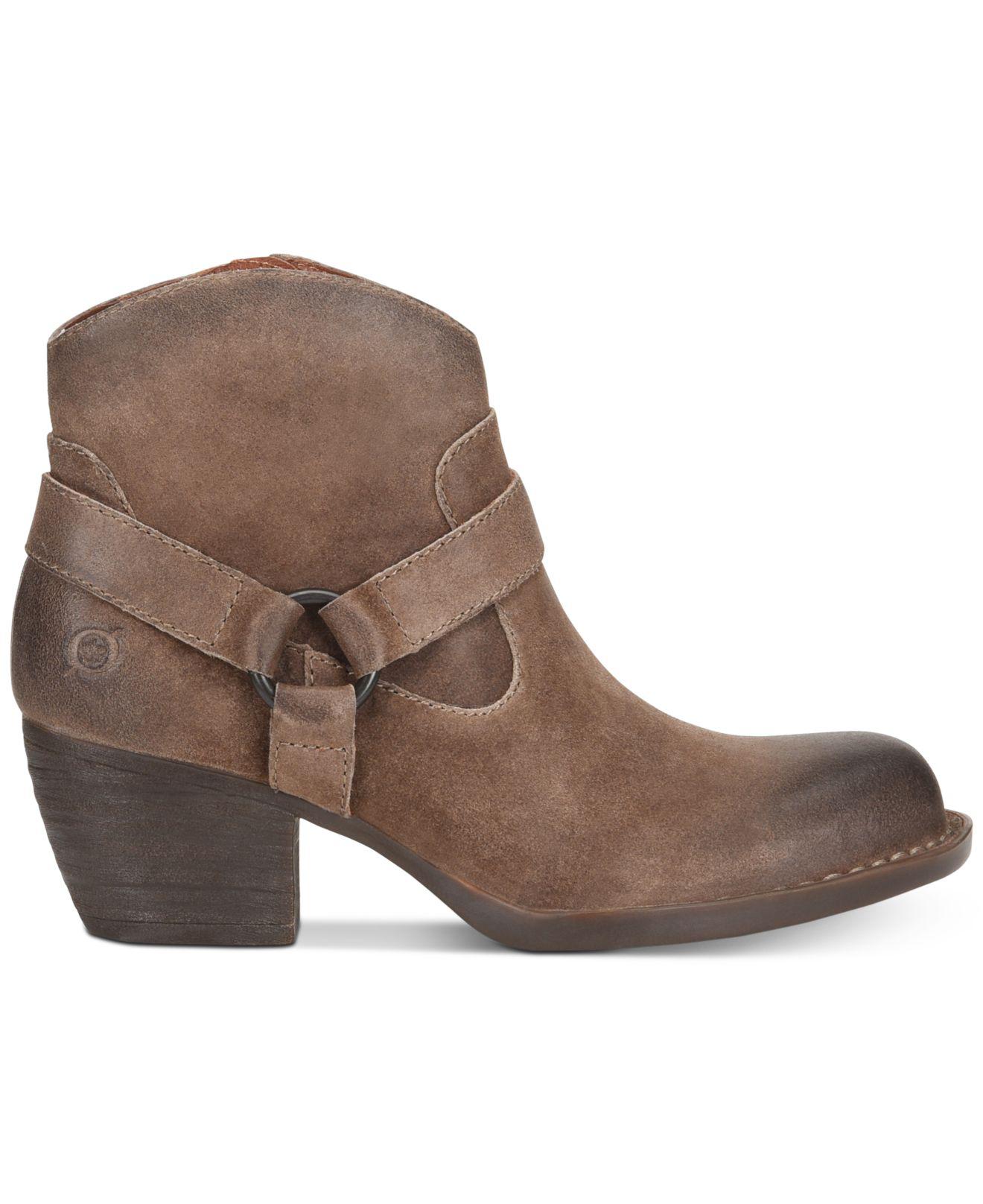 born taupe booties