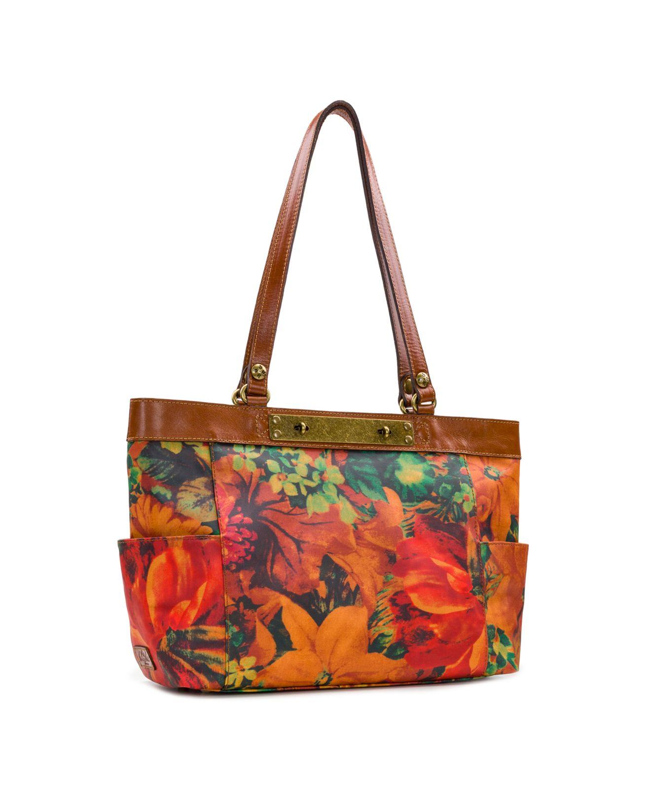 Patricia Nash Patina Coated Canvas Collection Ria Floral Print Small