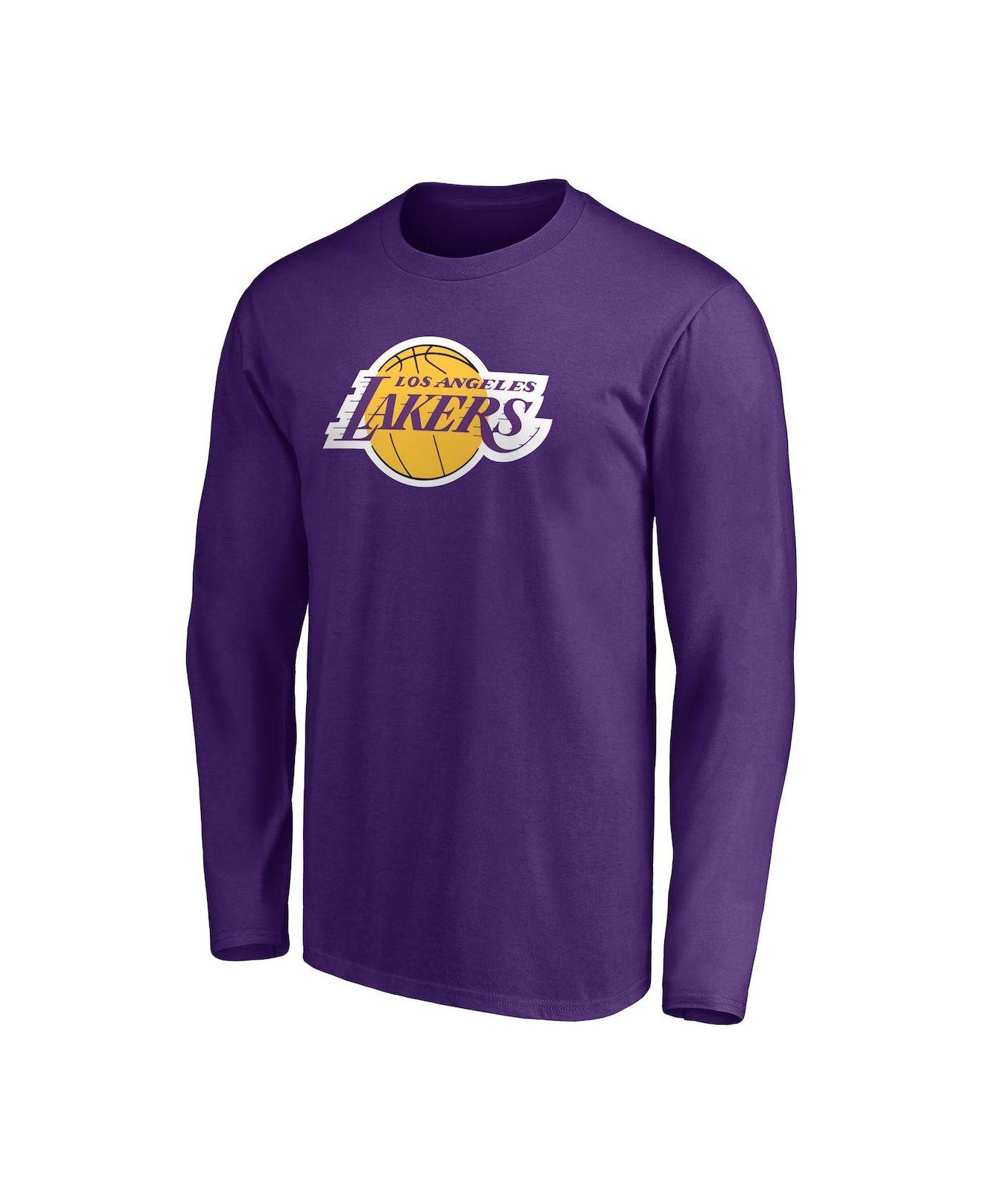 Los Angeles Lakers Fanatics Branded Where Legends Play Iconic Practice Long  Sleeve T-Shirt - Heathered Charcoal