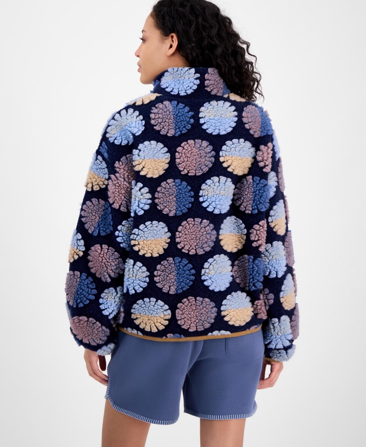 UGG Marlene Fluff Zip-front Jacket in Blue | Lyst