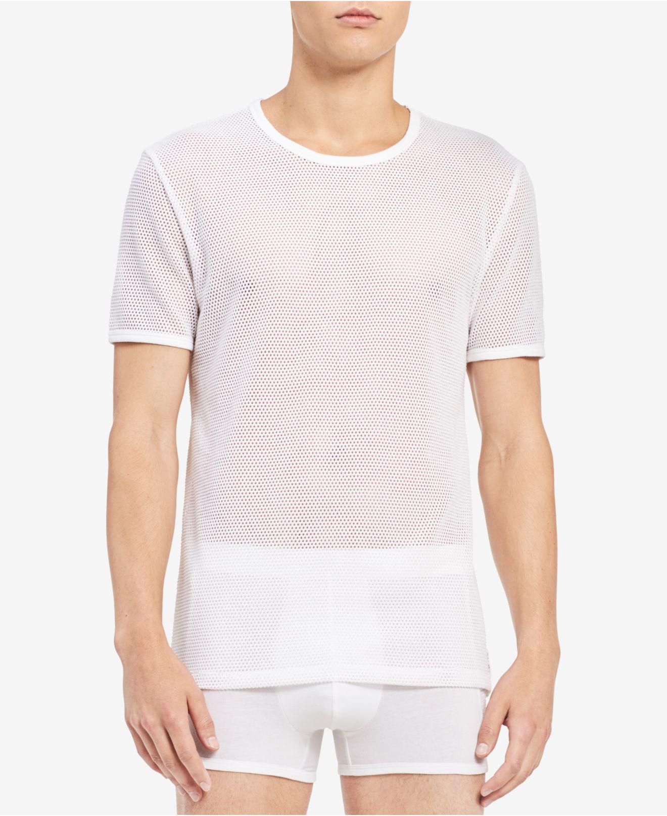 calvin klein mesh t shirt