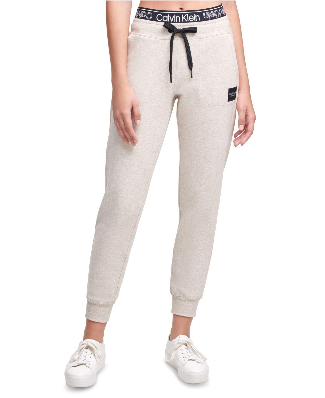 calvin klein logo waistband joggers