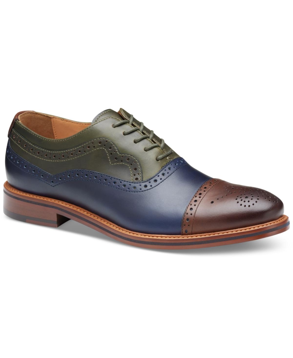 Johnston & Murphy Conrad 2.0 Wingtip Dress Shoe in Blue for 