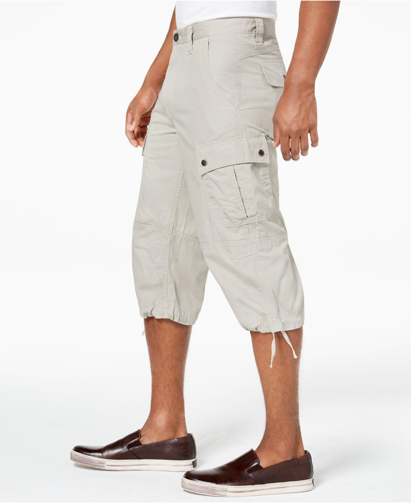 INC International Concepts Synthetic Extra Long Messenger Shorts ...