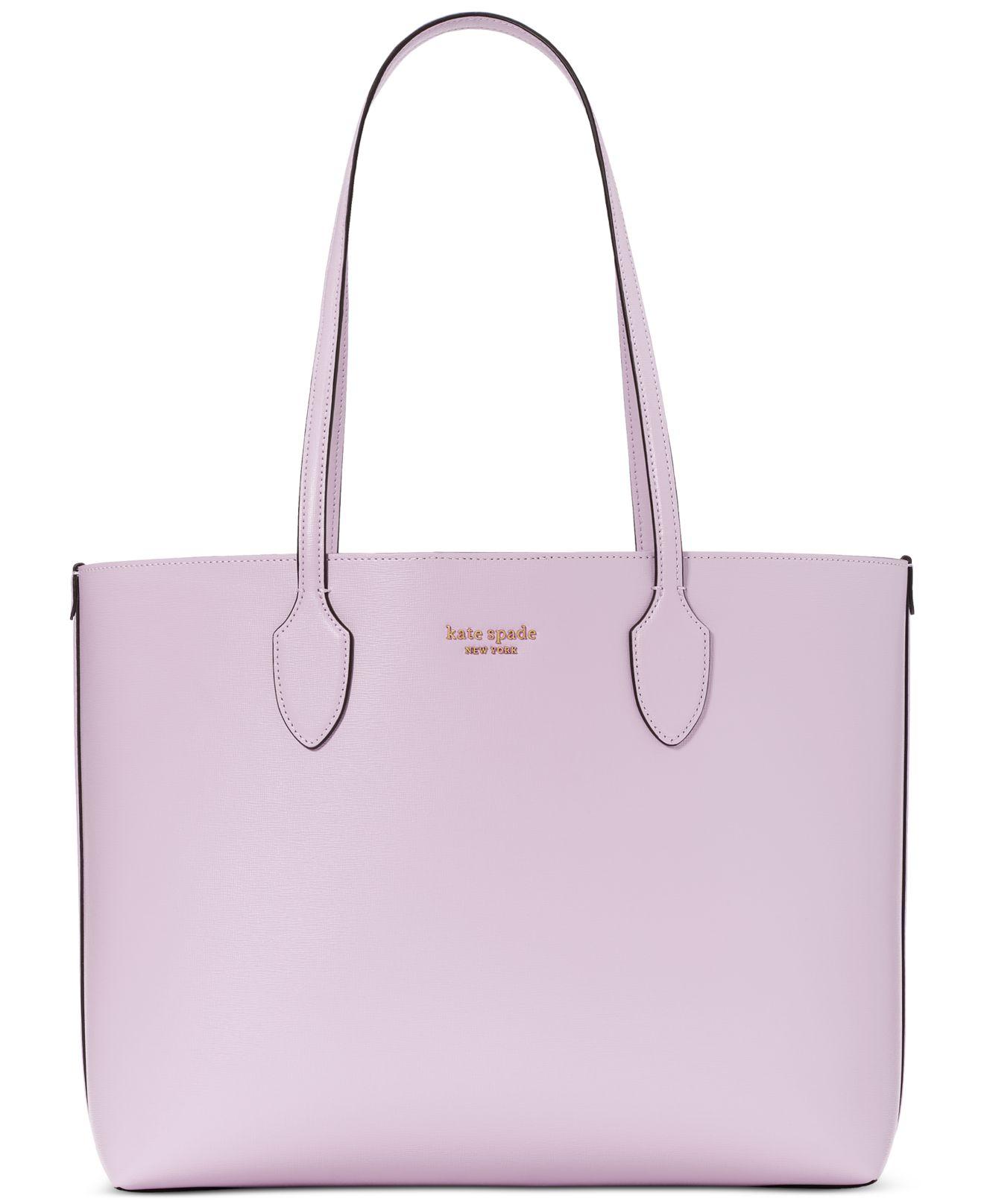Kate Spade Bleecker Saffiano Leather Large Tote in Purple | Lyst