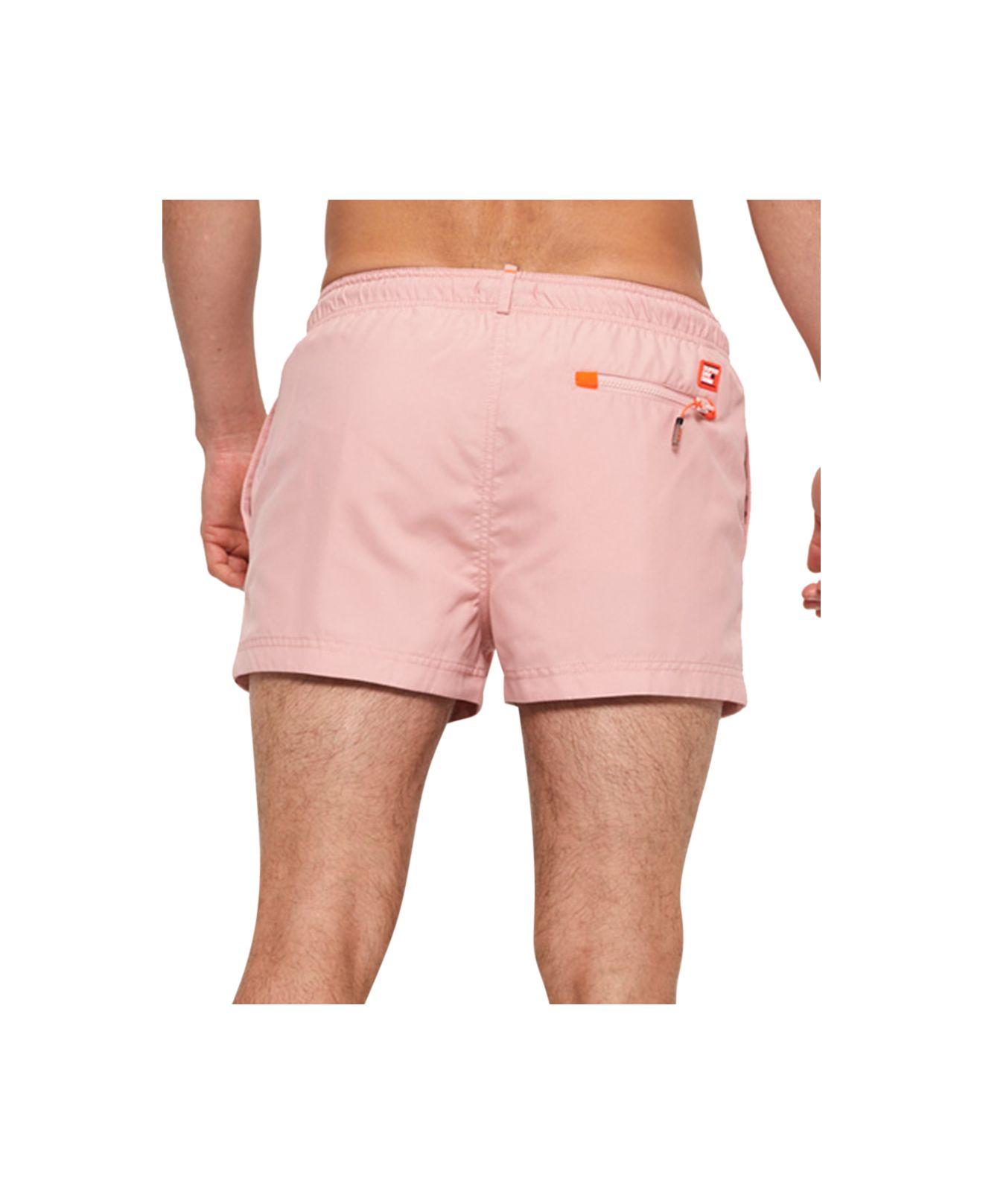 Superdry Rubber Sorrento Pastel Swim Shorts Men's In Pink for Men ...