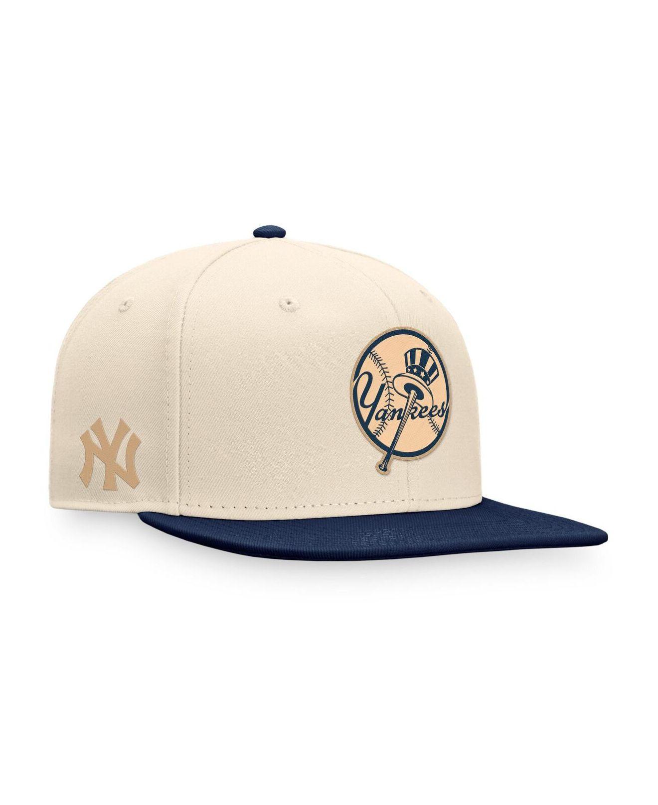 New York Yankees Fanatics Branded True Classic Flat Brim Fitted Cap