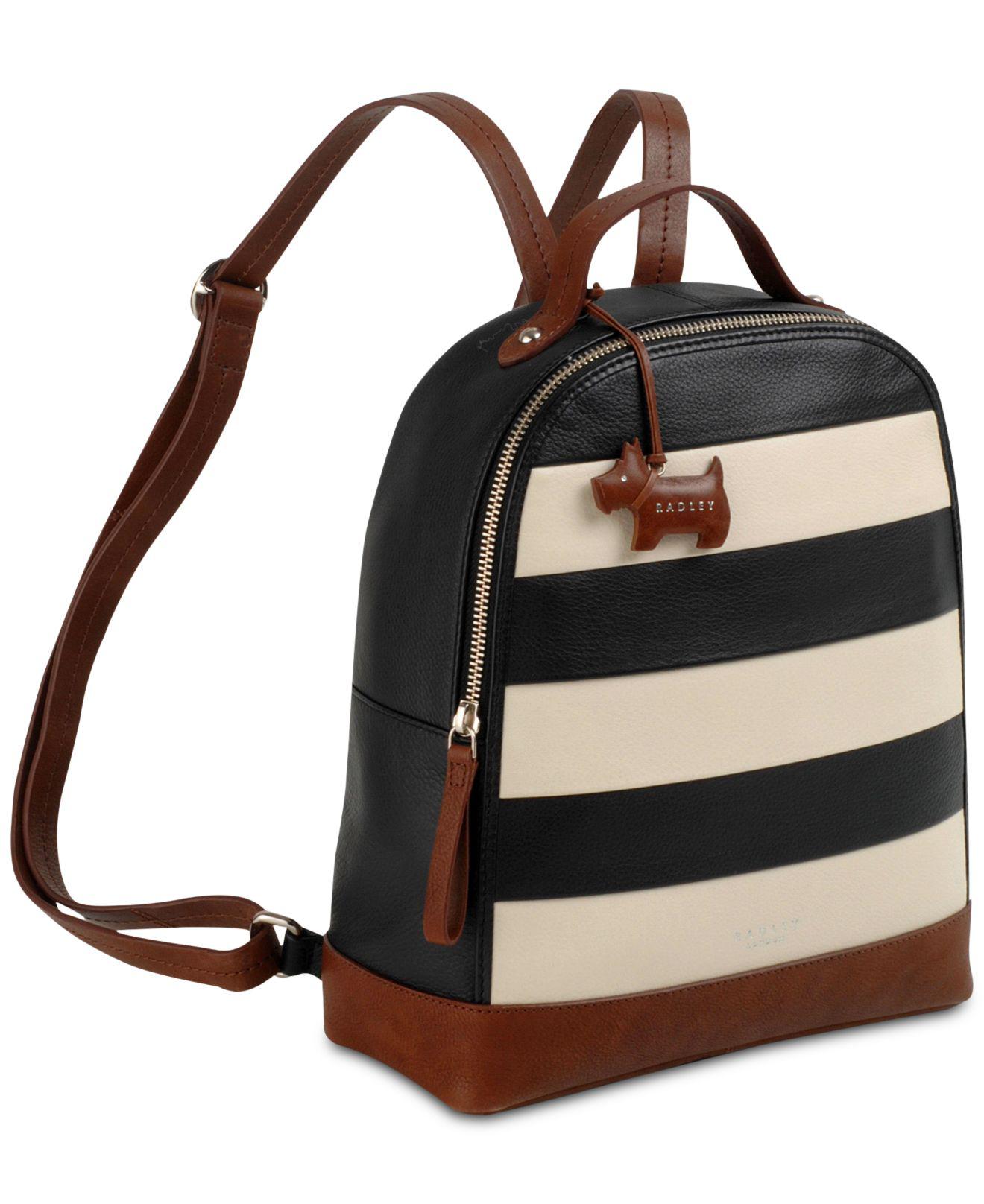 radley babington stripe backpack