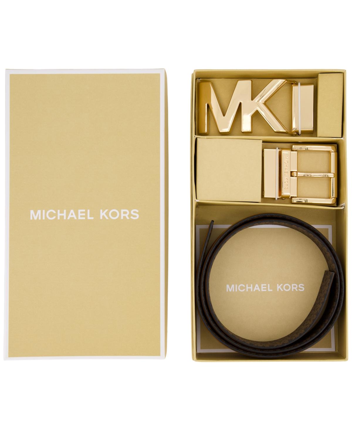 Michael Kors Michael 2-pack Leather Belts in Natural | Lyst display picture 2