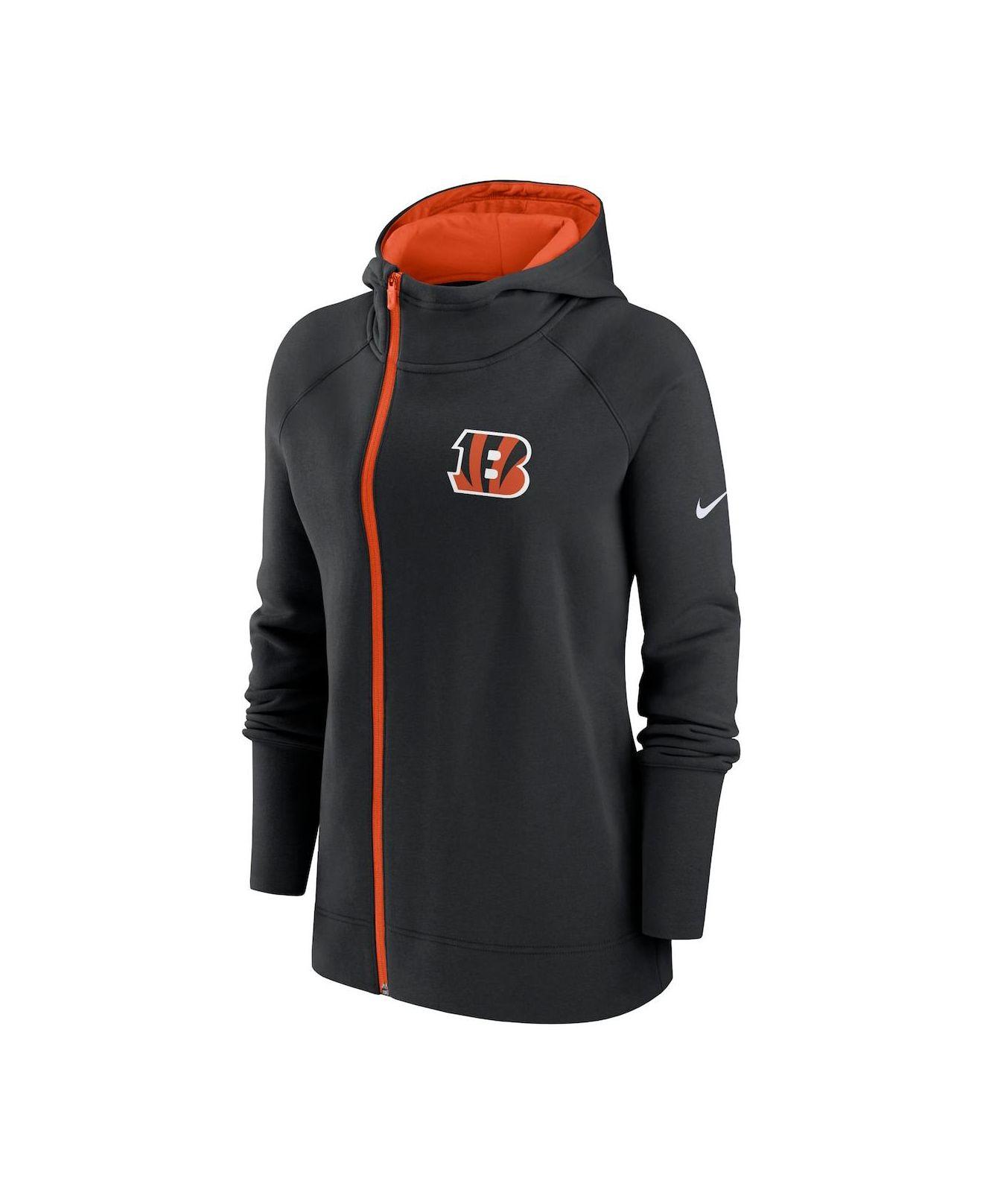 Cincinnati Bengals Jacket Youth Medium NFL Team Apparel Zipper Hoodie Gray