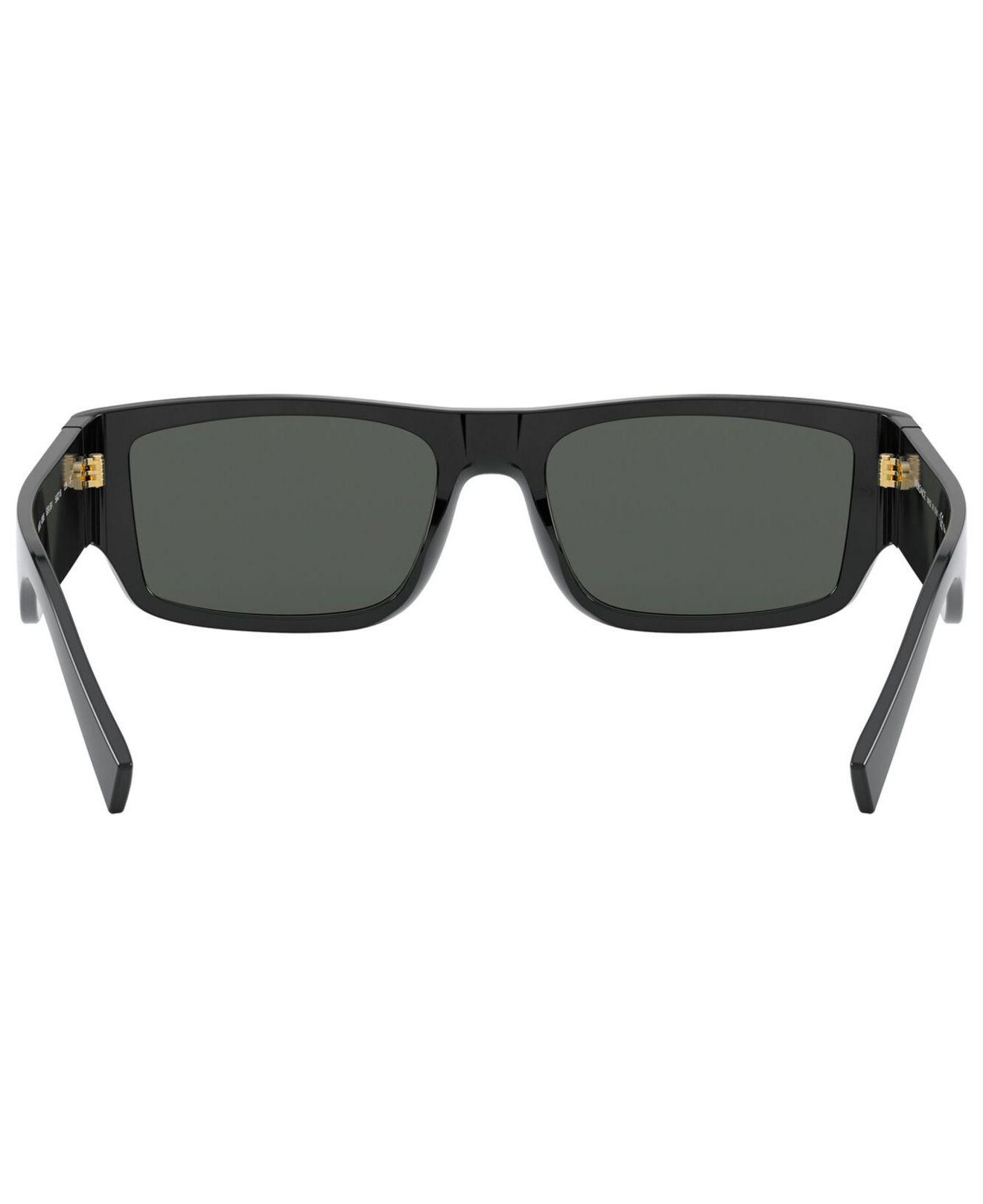 Versace Polarized Sunglasses, Ve4385 in Black for Men - Lyst