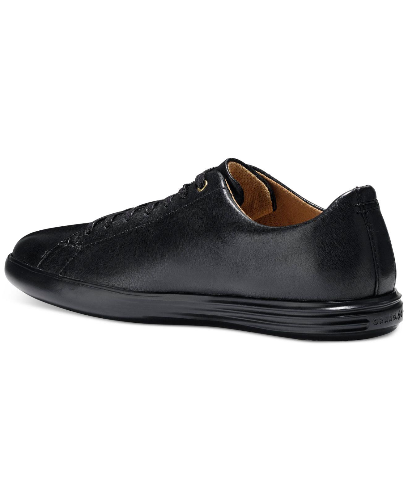cole haan grand crosscourt high top black