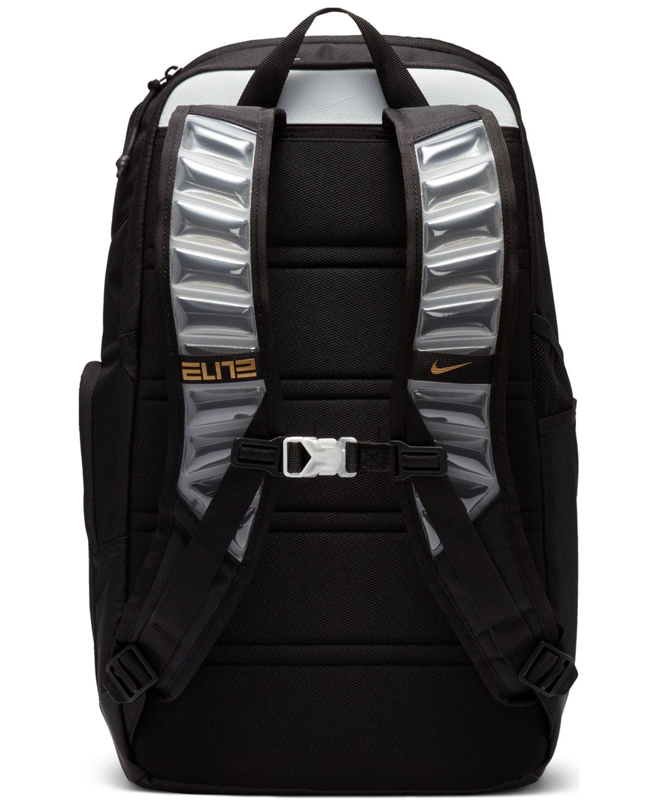 gold nike elite backpack