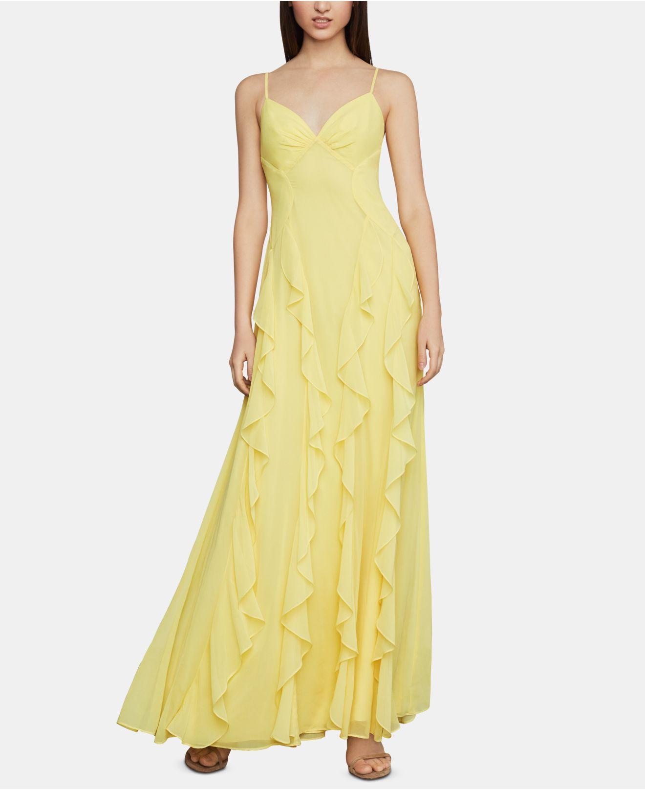 bcbg yellow gown
