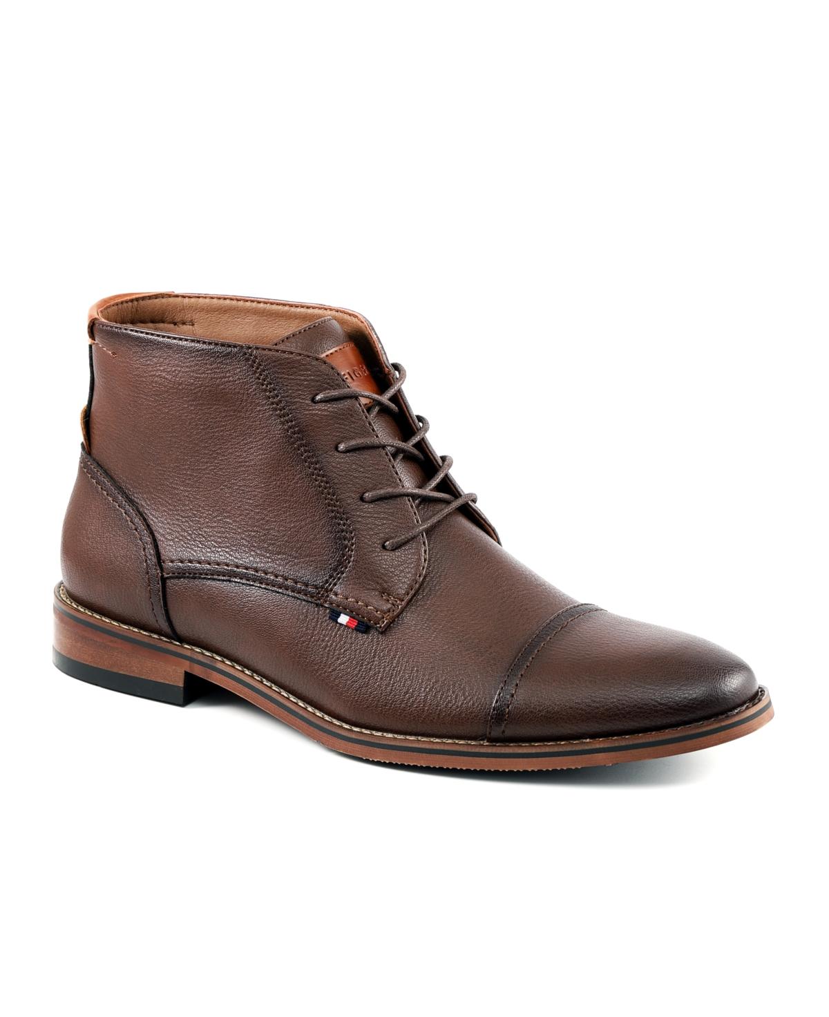 Tommy Hilfiger Blaze Cap Toe Lace Up Boots in Brown for Men Lyst