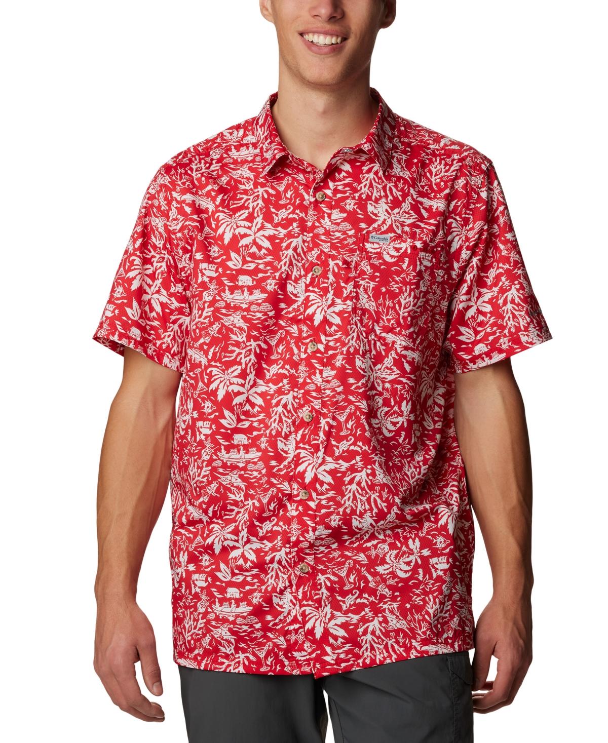 Columbia Men&s Slack Tide Camp Shirt - Red Spark - XL