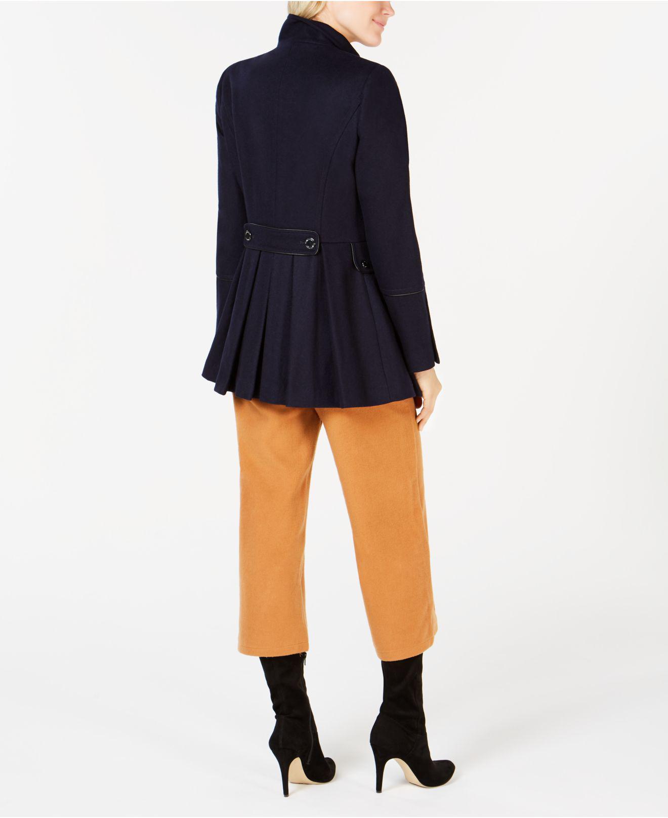 calvin klein skirted raincoat