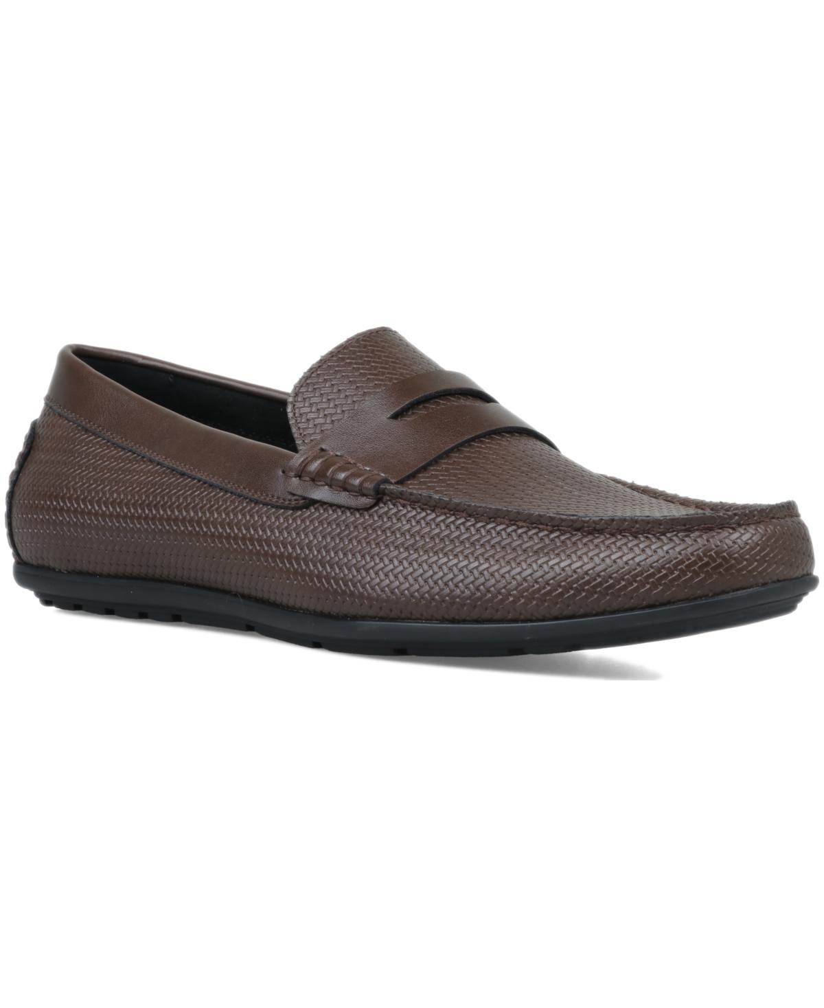 Alfani Men\'s Classic Slip-On Dress Shoes - Brown preowner Alfani Loafers Men products for sale | eBay main image 4