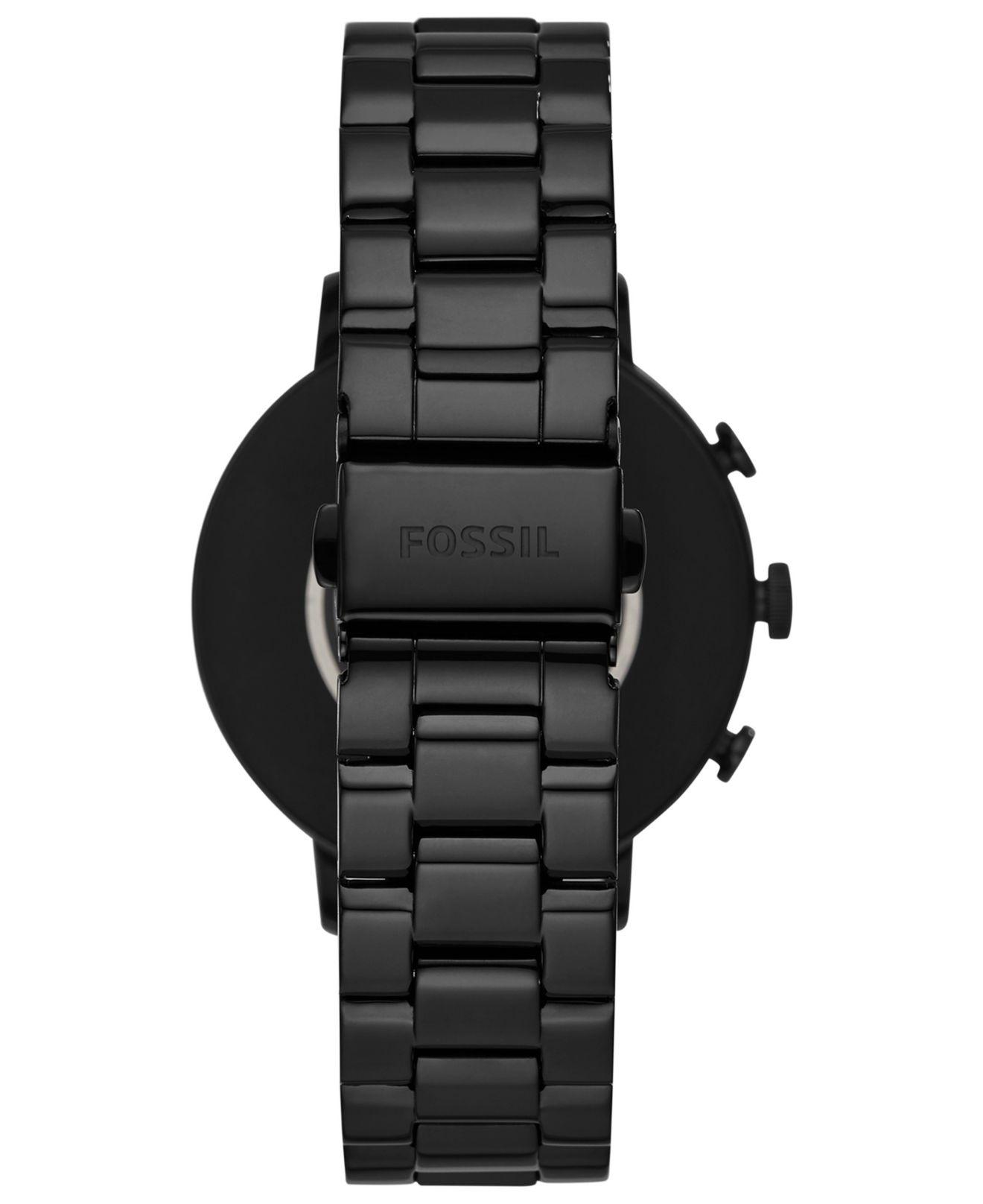 new q women's venture gen 4 hr stainless steel bracelet touchscreen smart watch 40mm