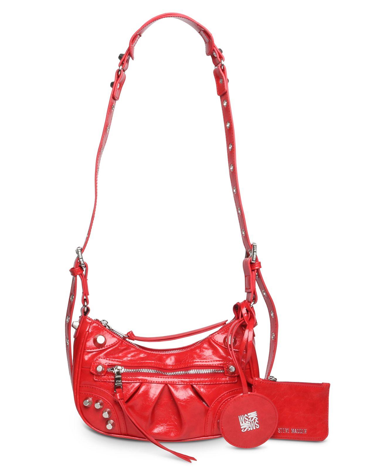 Steve Madden Synthetic Bglowing Crossbody Bag in Red | Lyst