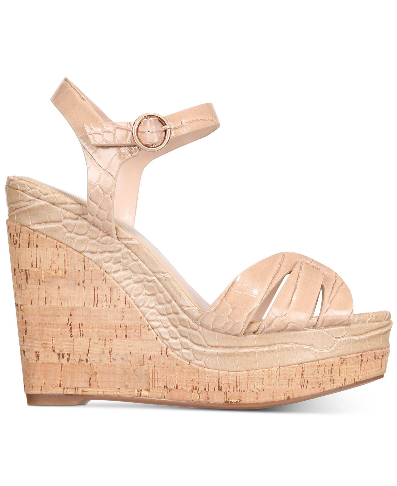 aldo nude wedge