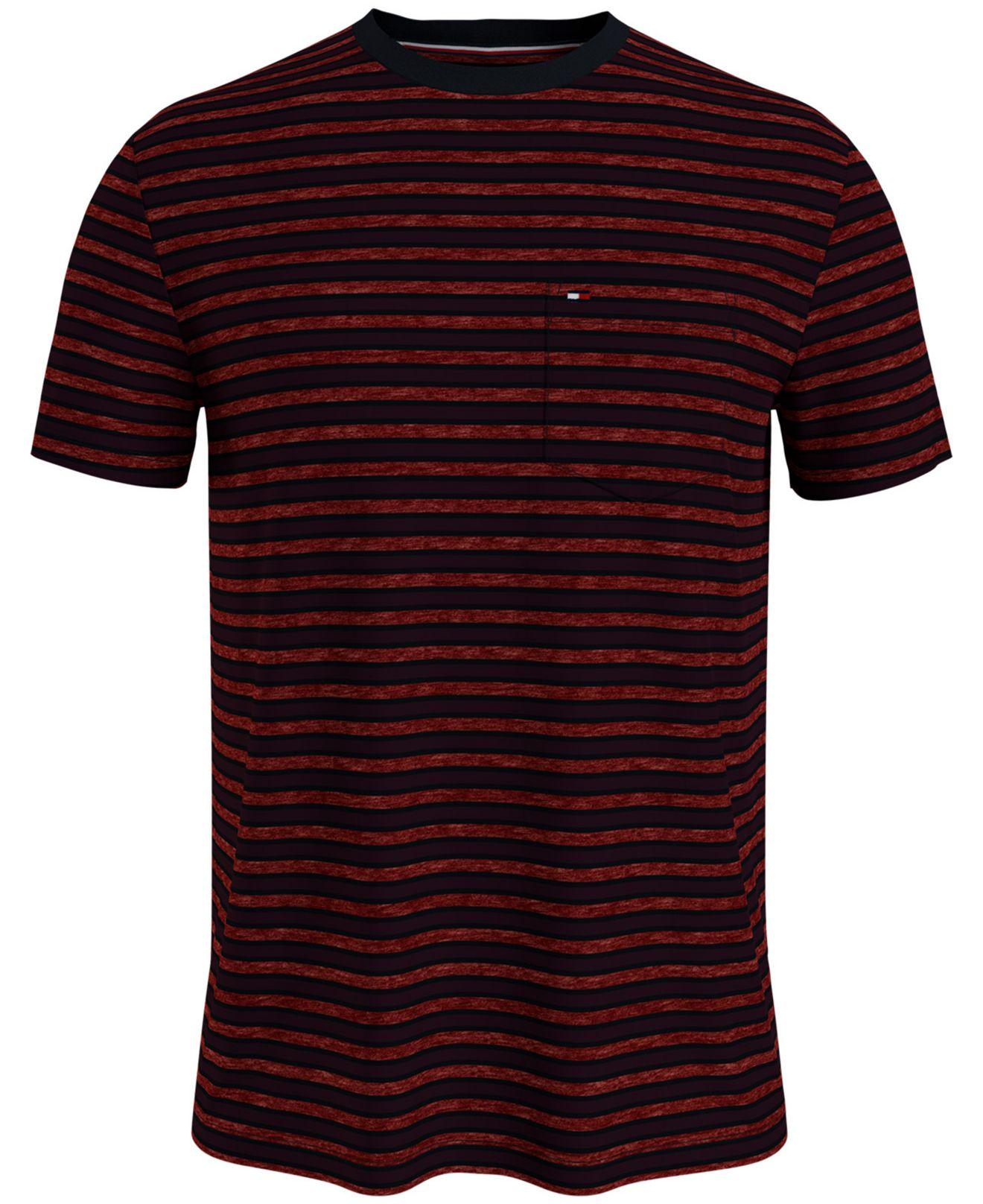 Tommy Hilfiger Conrad Stripe Tee in Red for Men | Lyst