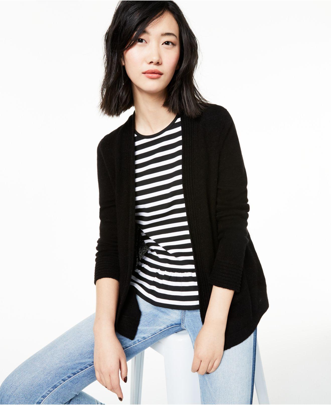 macys cashmere cardigan