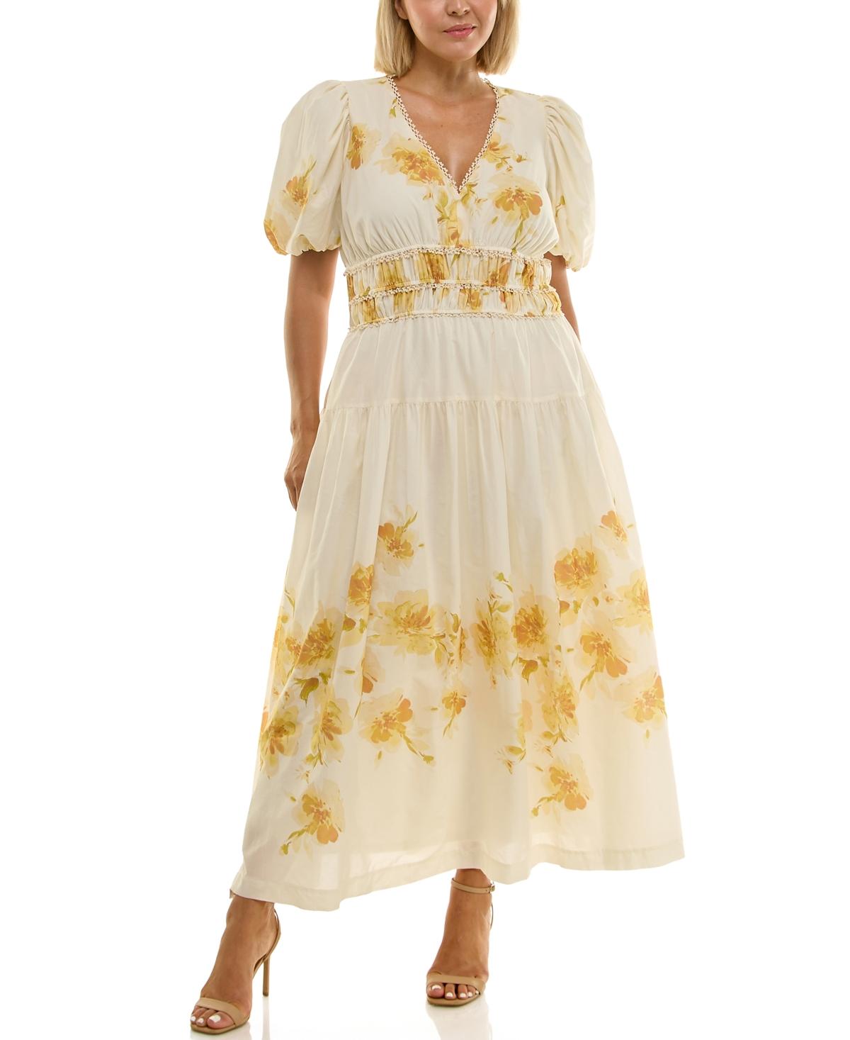 sachin and babi light blue dress Alora Embroidered Dress in Sage main image 0