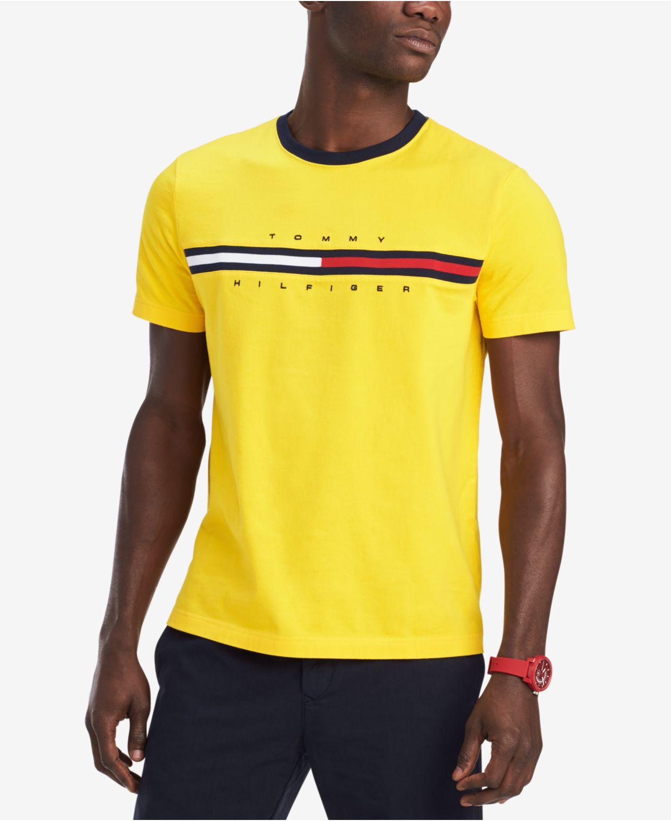 Yellow T Shirt Tommy Hilfiger Shop, SAVE 59%.