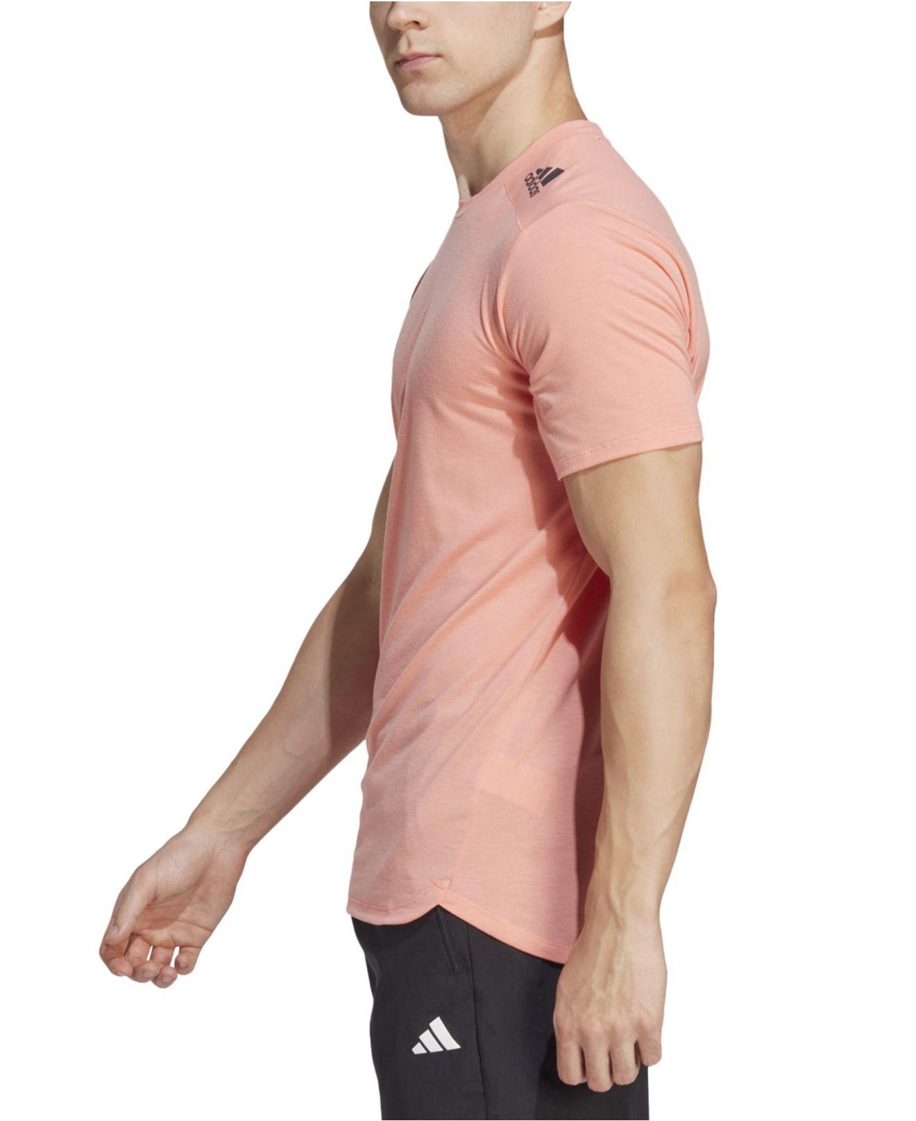 adidas D4s Slim-fit Short-sleeve Crewneck Training T-shirt in Pink for Men  | Lyst