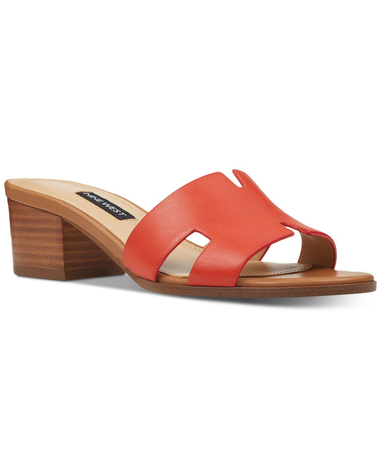aubrey open toe slide sandals