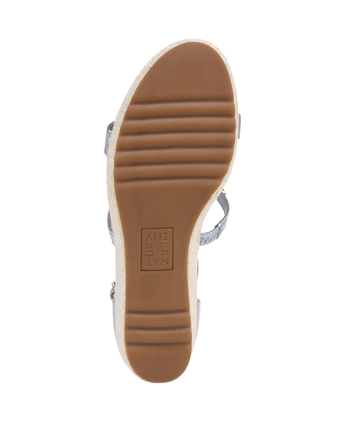 Naturalizer Serena Wedge Sandals in Blue Lyst